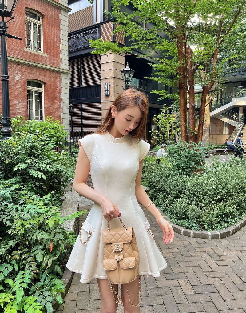side chain short dress[off white]
